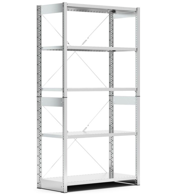 Scaffale ST con 5 Ripiani - l=1057 p=521 h=2011 - immagine 1