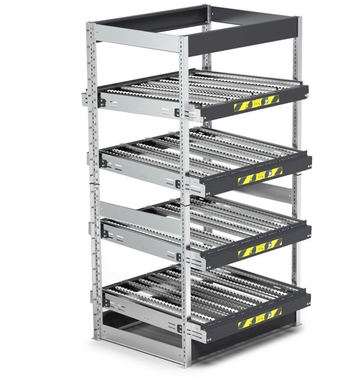 Scaffale ST con Rulliere Inclinabili - immagine 1