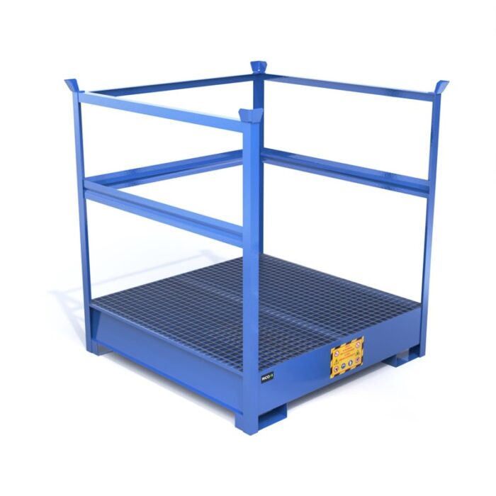 Vasca Raccolta Sovrapponibile 4 Fusti da 200L - immagine 1