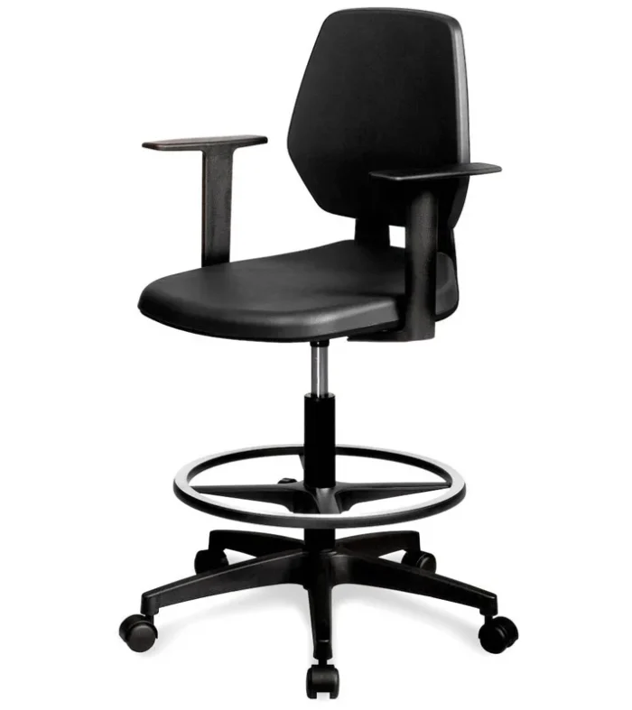 67eff558639e7624235c8ce2_ART_537_IMG-8.webp Sedia da Lavoro con Ruote, Poggiapiedi e Braccioli - immagine 1