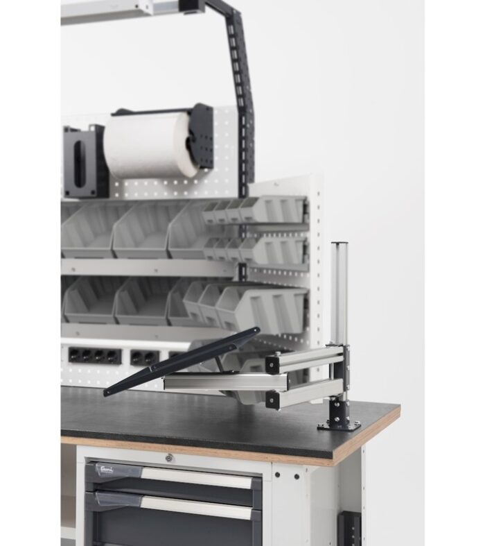 Banco da Lavoro Completo di Cassetti, Parete - immagine 4