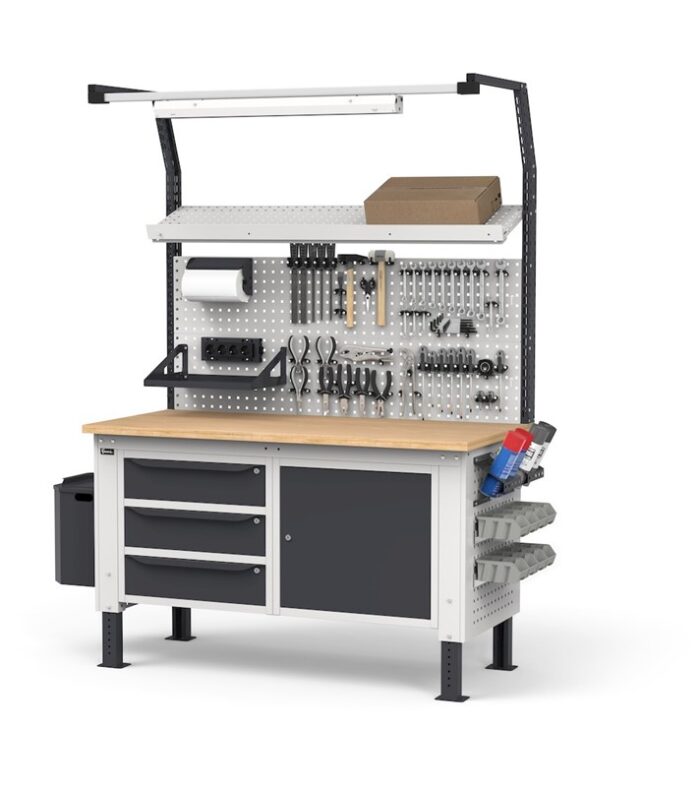 Banco Work UP con Piano in Multiplex L=1500 mm - immagine 3