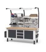 Banco Work UP con Piano in Multiplex L=2000 mm - immagine 3