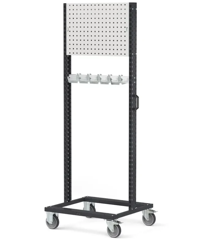 Carrello Imbracature con Pannello Forato L=761 mm - immagine 1