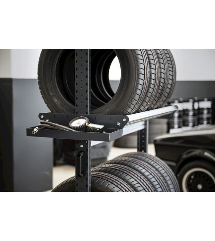Carrello Scaffale Porta Pneumatici in Acciaio - immagine 3