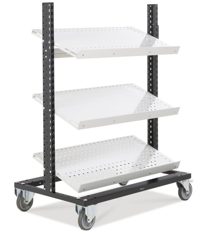 Carrello con Ruote e 3 Piani Inclinati - immagine 3