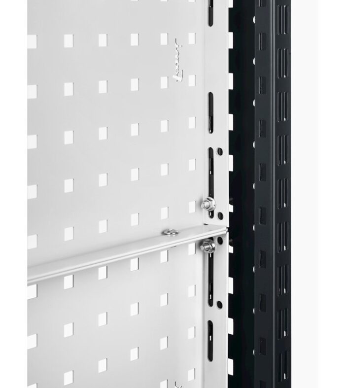 Banco da Lavoro Attrezzato con 8 Cassetti + 2 Armadietti e Pensili L=3000 mm - immagine 13