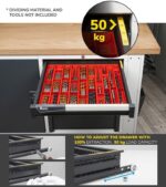 Banco da Lavoro Work Master Br con Piano in Multiplex L=1500mm - immagine 3