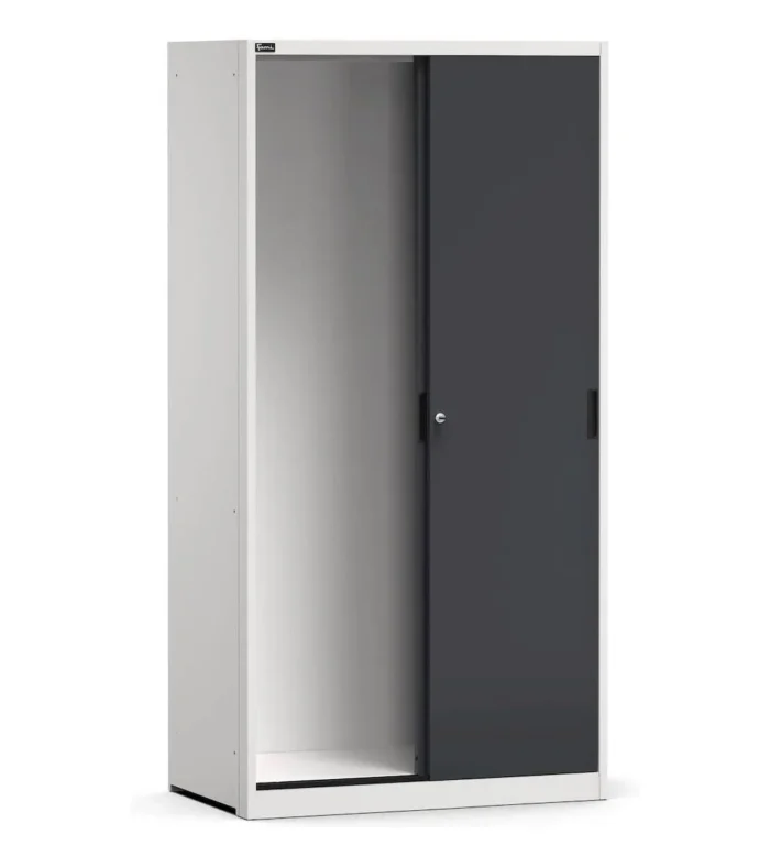 Armadio Officina Perfom Vuoto con Porte Scorrevoli, H=2000 L=1020 P=600 mm - immagine 1