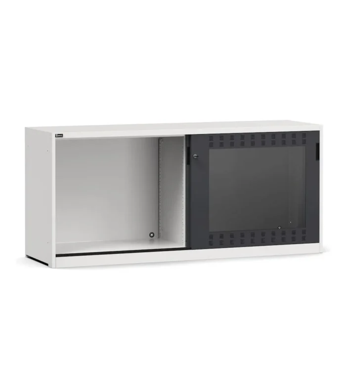 Armadio Officina Perfom Vuoto con Porte Scorrevoli in Policarbonato, H=915 L=2040 P=600 mm - immagine 1