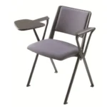 Sedia Fissa Free con 2 Braccioli e Scrittoio