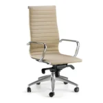 Poltrona Direzionale Karma Schienale Alto con Braccioli ed Oscillante