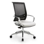 Poltrona Operativa Living con Braccioli Fissi