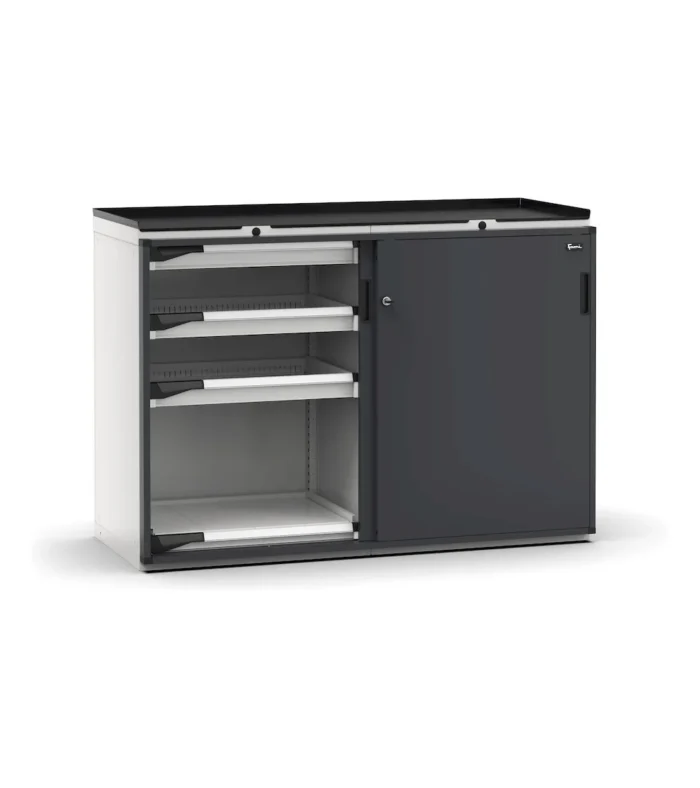 Armadio a Cassetti Master Key Comfort C0 con 2 Porte Scorrevoli EH=36X27 e 6 Cassetti - immagine 1