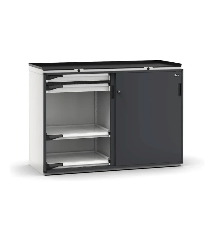 Armadio a Cassetti Master Key Comfort C0 con 2 Porte Scorrevoli EH=36X27 e 4 Cassetti - immagine 1