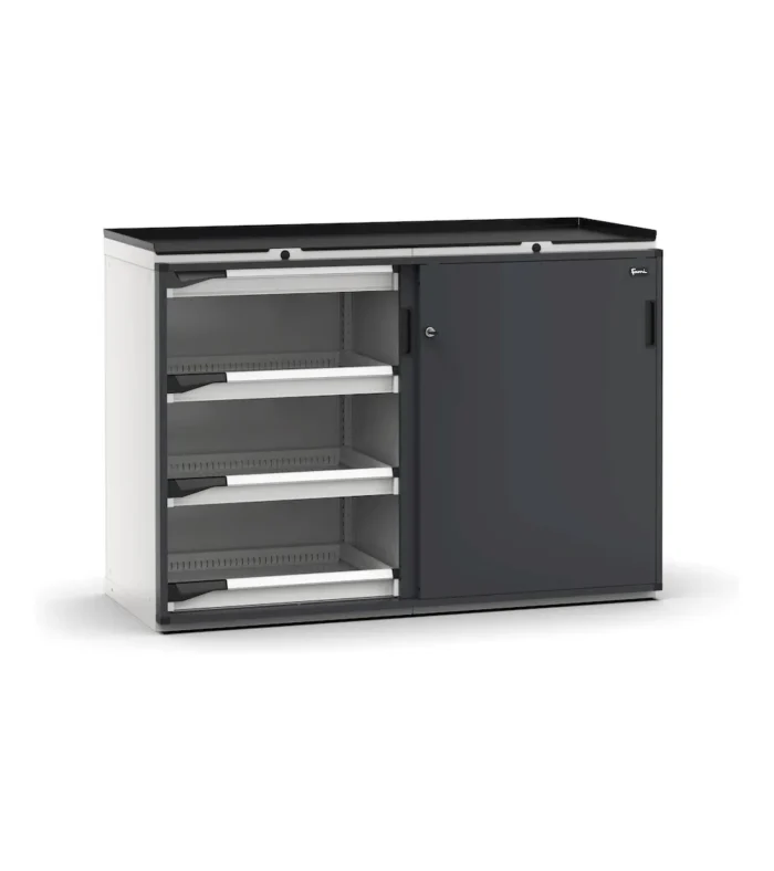 Armadio a Cassetti Master Key Comfort C0 con 2 Porte Scorrevoli EH=36X27 e 8 Cassetti - immagine 1