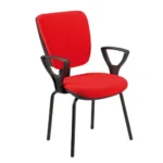 Seduta Fissa Mix con Schienale e Seduta in Tessuto