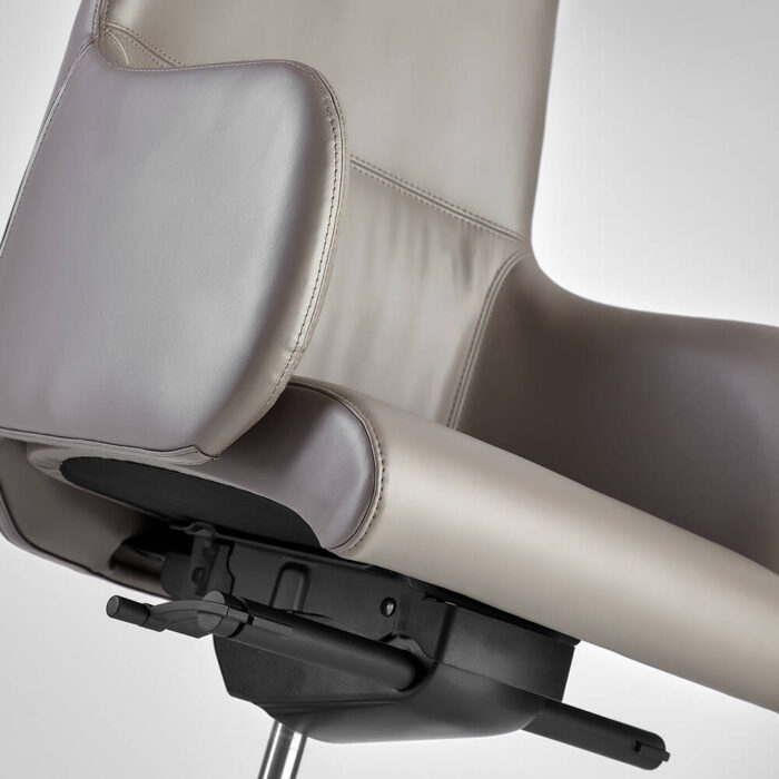 Poltrona Direzionale Naxos con Braccioli Fissi - immagine 4