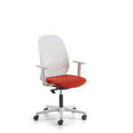 Seduta Operativa Nemo con Braccioli Regolabili e Schienale in Rete - immagine 2