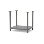 Pedana Metallica Senza Slitte con Montanti Liberi