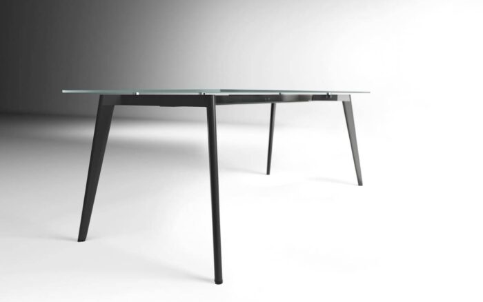 Tavolo Singolo Rhea in Cristallo 160x80 cm - immagine 4