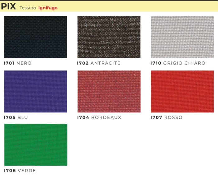 Poltrona Attesa Look con Seduta e Schienale in Tessuto - immagine 2