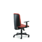 Poltrona Operativa Loop con Braccioli Regolabili e Schienale - immagine 4