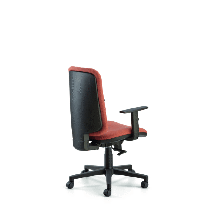 Poltrona Operativa Loop con Braccioli Regolabili e Schienale - immagine 4