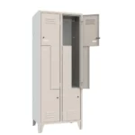 Armadio Spogliatoio Multispazio 4 Posti con Porte a Z L=690 P=500 mm