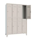 Armadio Spogliatoio 8 Ante Sovrapposte L=1200 P=500 mm