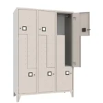 Armadio Spogliatoio Multispazio 6 Posti con Porte a Z L=1200 P=500 mm