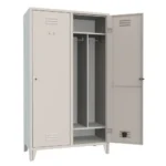 Armadio Spogliatoio 2 Posti con Separatore Sporco/Pulito L=1020 P=500 mm