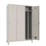 Armadio Spogliatoio 3 Posti con separatore Sporco/Pulito L=1200 P=500 mm