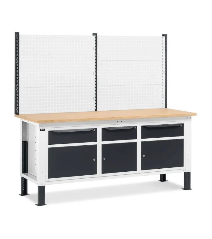 Banco Work UP con Piano in Multiplex L=2000 mm - immagine 1