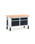 Banco da Lavoro Work Up, 2 Vani + 2 Cassetti, con Piano Multiplex L=1500mm