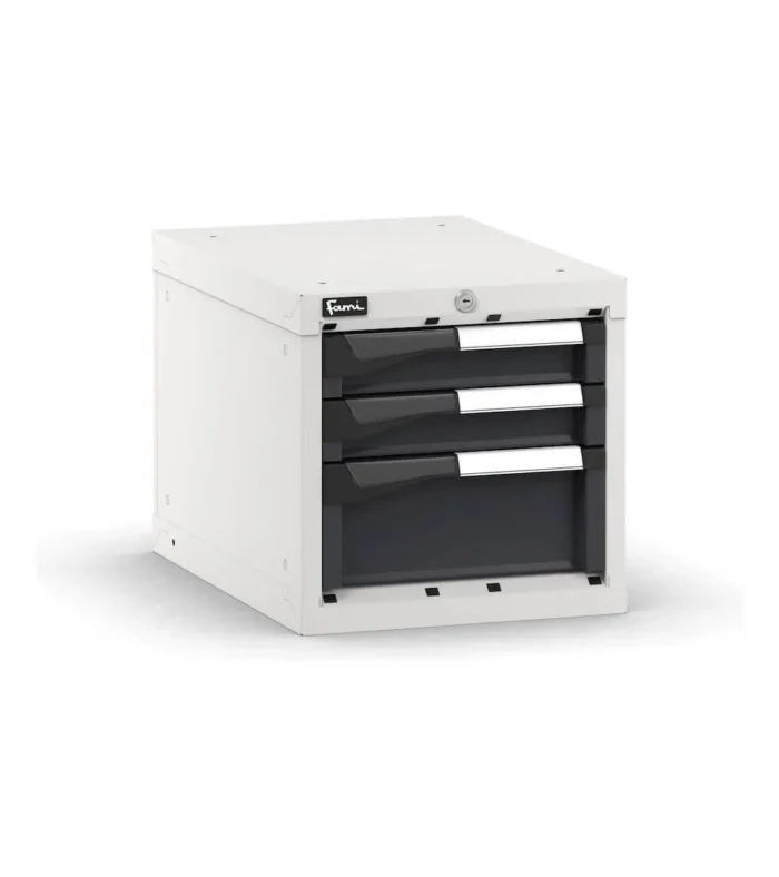 Armadio a Cassetti Master Key Comfort C0-EH=18X27 con 3 Cassetti - Dim.mm L=408 P=573 A=400 - immagine 1