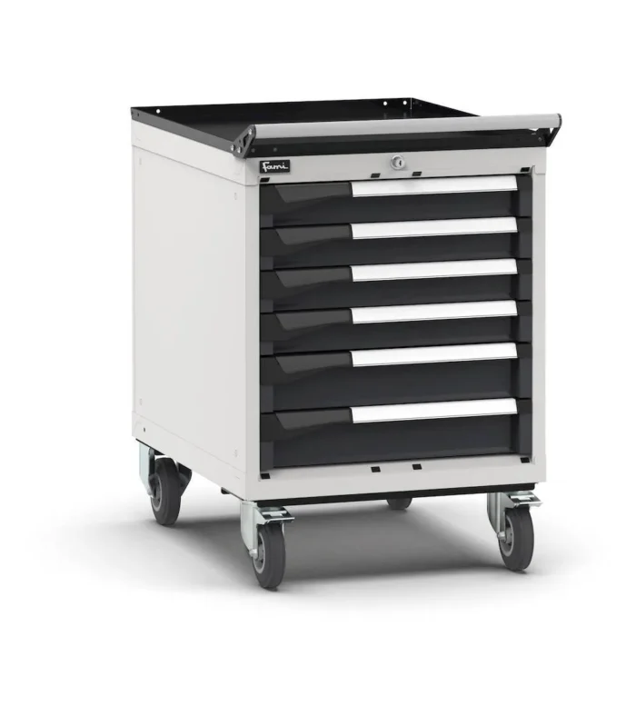 Armadio a Cassetti Master Key Comfort C0 con Ruote EH=27X36 e 6 Cassetti - immagine 1