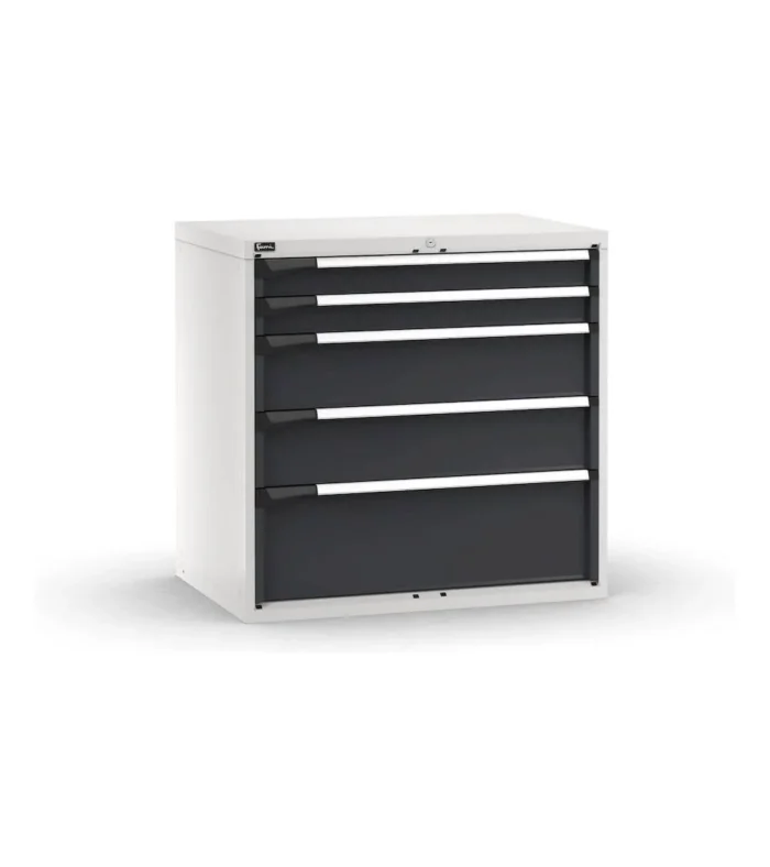 cassettiera-porta-attrezzi-5-cassetti-2x100-2x200-1x300-l1020-x-p726-x-h1000-mm-5.webp Armadio a Cassetti Master Key Comfort C0-EH=54X36 con 5 Cassetti - immagine 1