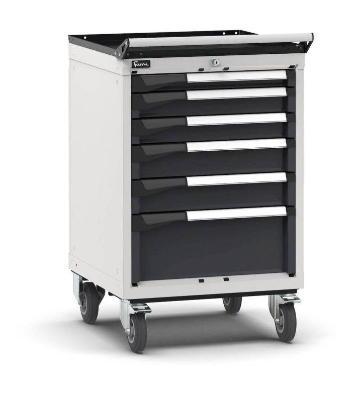 Armadio a Cassetti Master Key Comfort C0 con Ruote EH=27X27 e 6 Cassetti - immagine 1