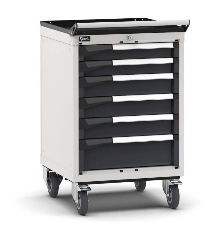 Armadio a Cassetti Master Key Comfort C0 con Ruote EH=27X27 e 6 Cassetti - immagine 1