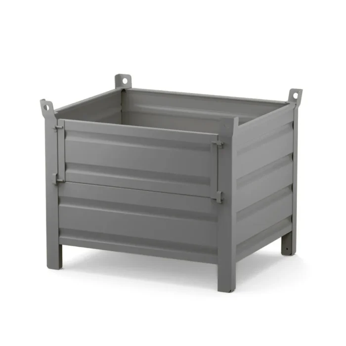 Contenitore in Lamiera Medio con Sportello - immagine 1