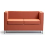 Divano Attesa 2 Posti Relax con Braccioli Alti