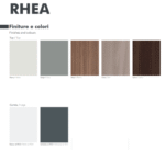 Scrivania Sagomata Rhea 228x190 cm con Mobile di Servizio - immagine 2