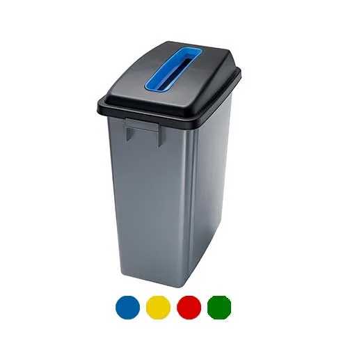 gettacarte-60lt-con-coperchio-foro-superiore-colorato.webp Gettacarte 60 Lt con Coperchio e Foro Superiore Colorato - immagine 1