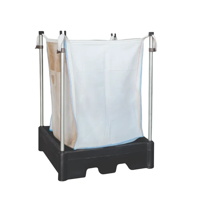 Contenitore Porta Big Bag con Vasca di Raccolta in PE - immagine 1