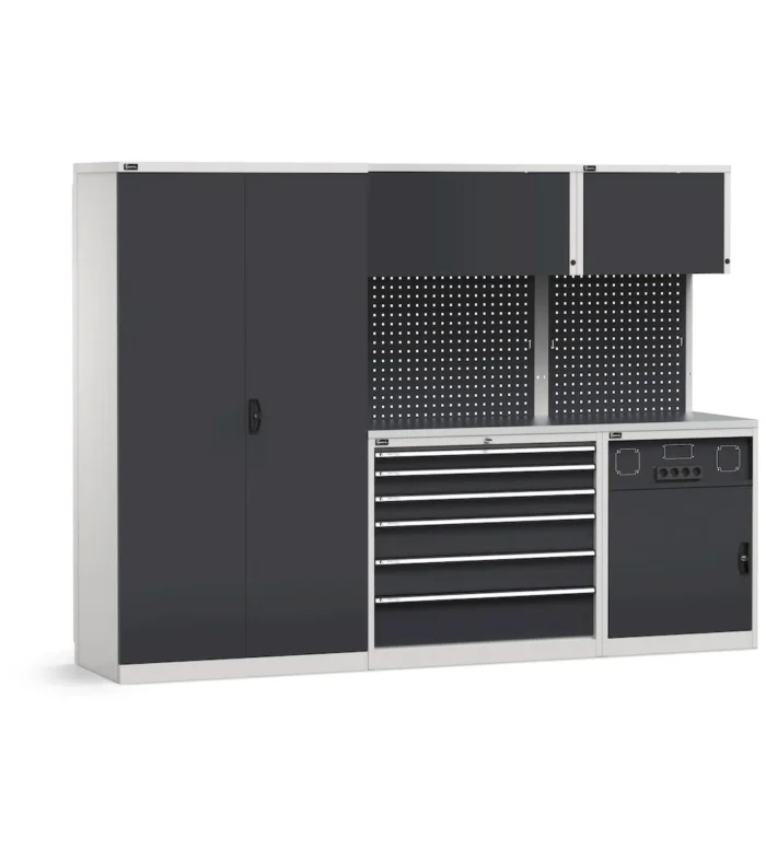 Parete Gear Garage con Arredo Lineare 2.7 m - immagine 1