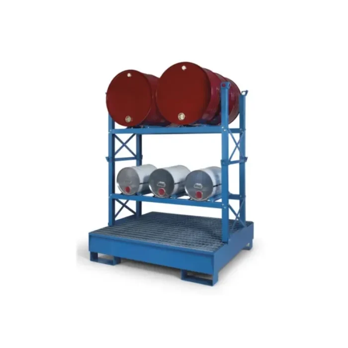 Struttura Porta Fusti con Vasca di Raccolta - immagine 1