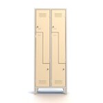 Armadio Spogliatoio Multispazio 4 Posti con Porte a Z L=690 P=500 mm - immagine 8