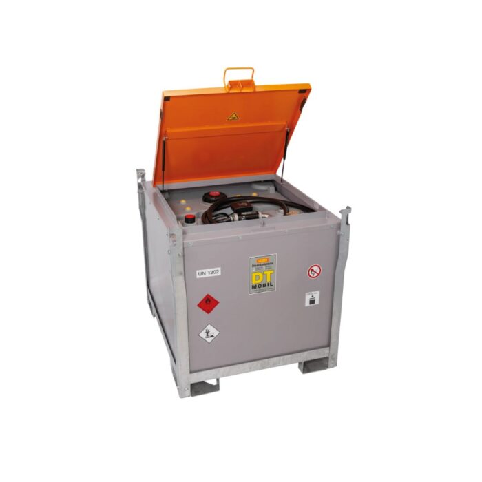 Serbatoio da Trasporto Gasolio CEMO DT Mobil Pro Hybrid Basic 980 L con Pompa 12V e Coperchio - immagine 1