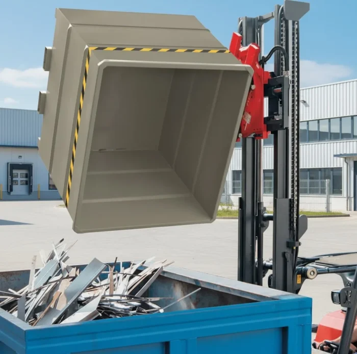 Contenitore Ribaltabile per Forche Rotanti - immagine 2